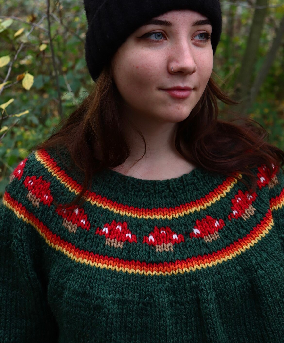 The Toadstool Sweater Adult Size XS 5XL 