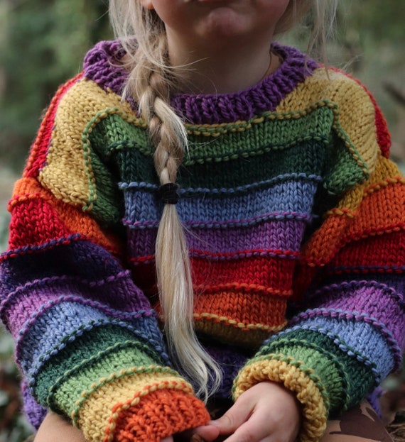 Rainbow Heart Sweater