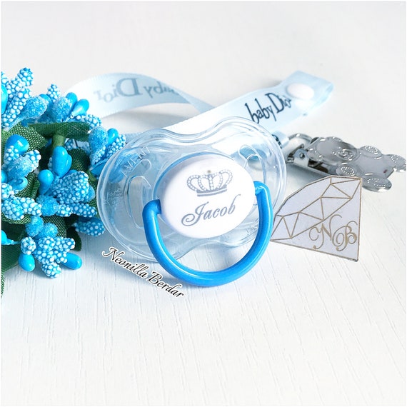 personalized pacifiers and bottles
