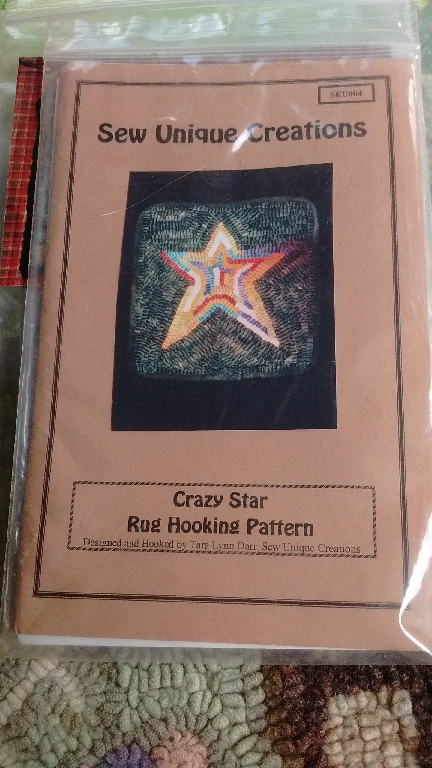 5 Paper Patterns for Rug Hooking lot 6 REDUCED