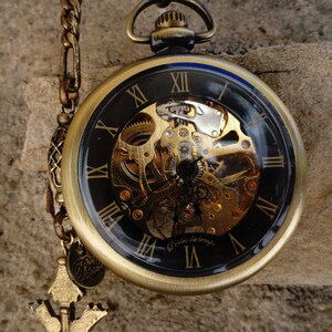 montre gousset montre pendentif Dragon d'Or image 4