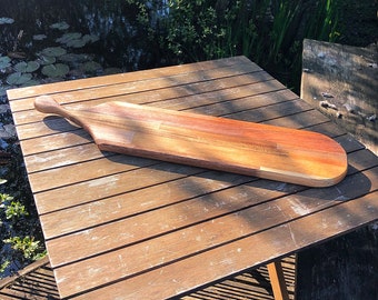 Tabla de cortar de madera extra grande, tabla de cortar de madera dura, cocina esencial para preparar y servir alimentos