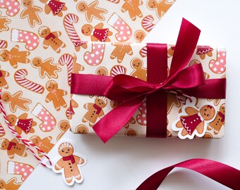 girly christmas wrapping paper