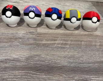 TCG inspired mini pokeballs