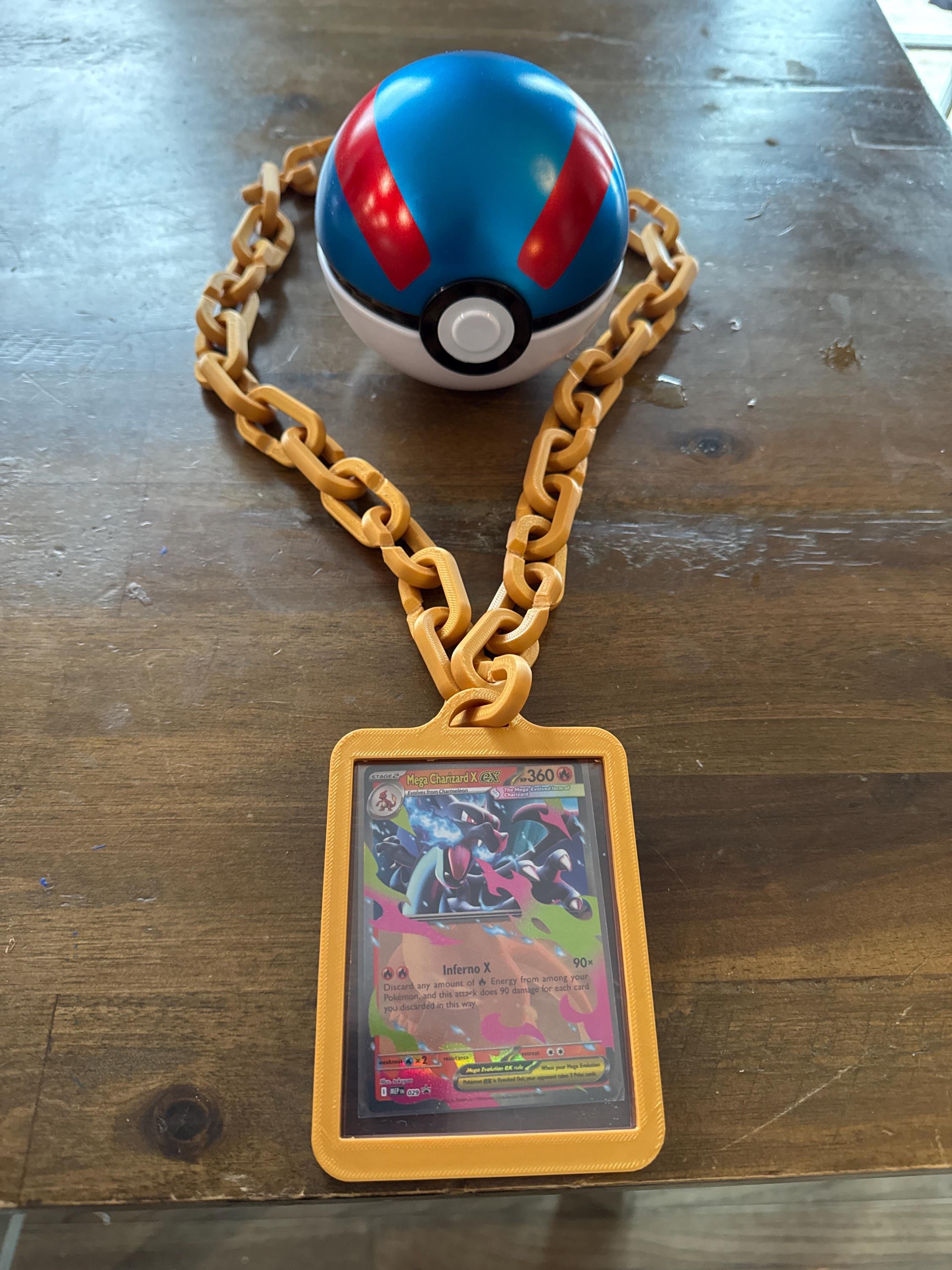 pokemon card chain Electric Card Slab Display Chain main image 1
