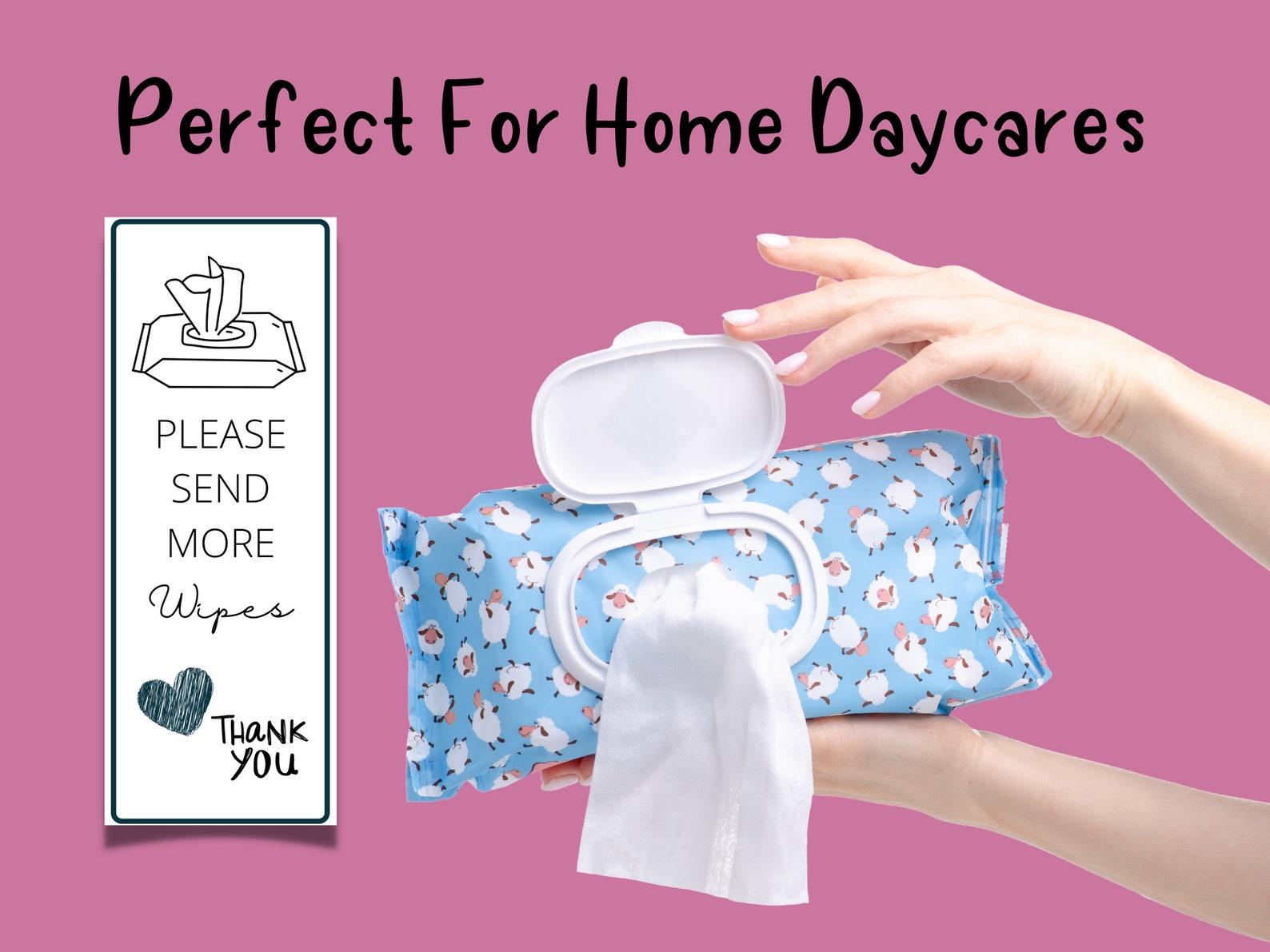 Parents Notice for Daycares Please Send More Wipes Childcare Notices