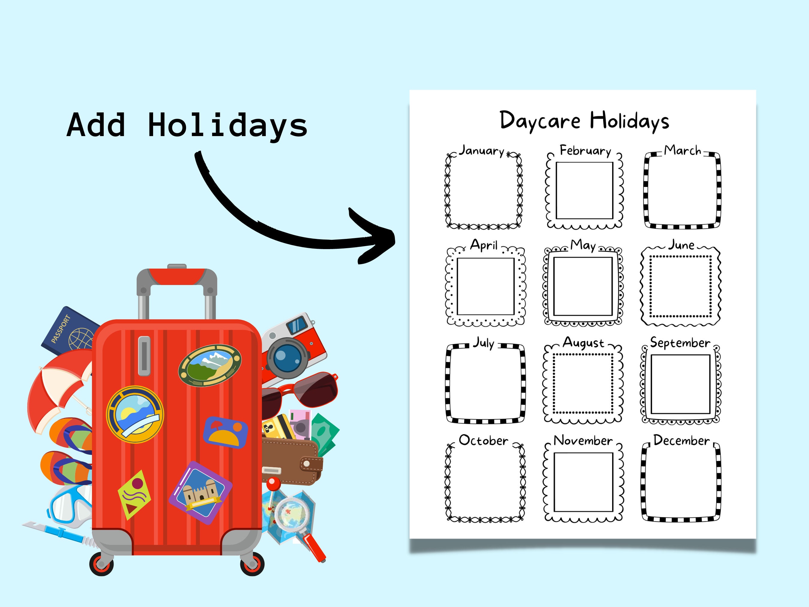 Daycare Holiday Schedule for Parents Daycare Holidays Daycare Closed