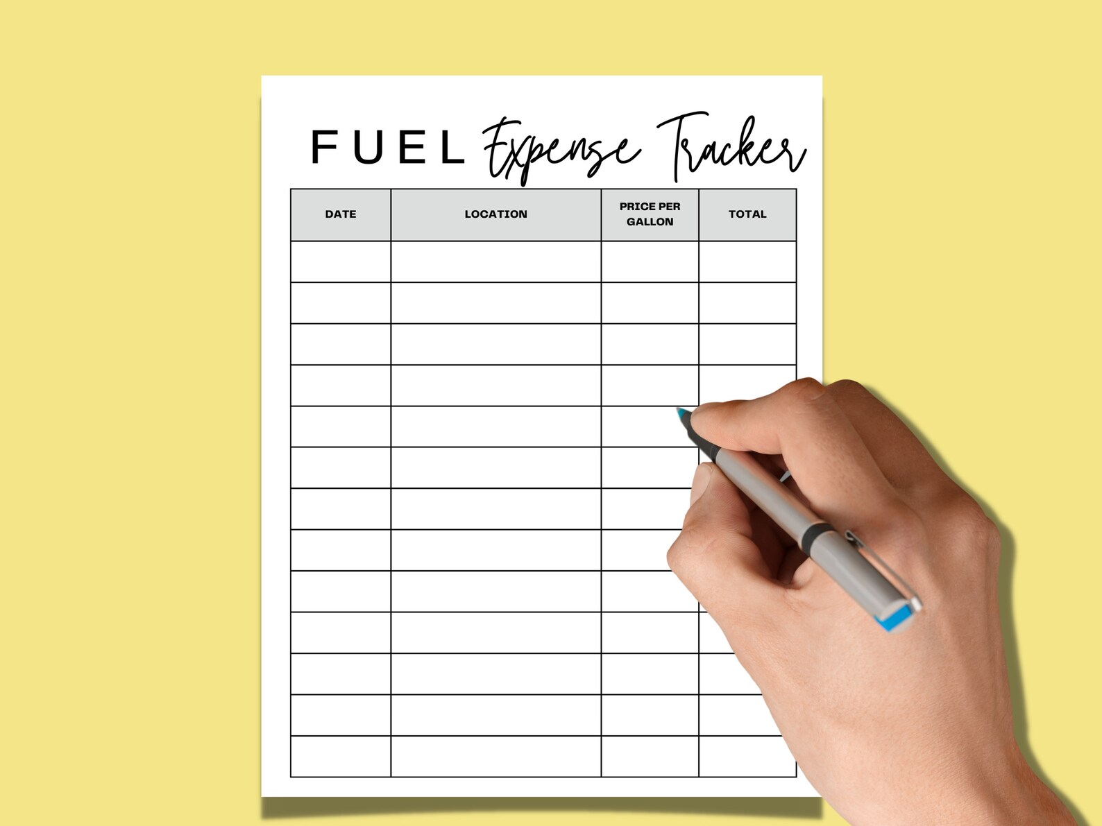 Fuel Tracker | Gas Tracker | Fuel Log | Gas Log | Fuel Cost Log | Fuel ...