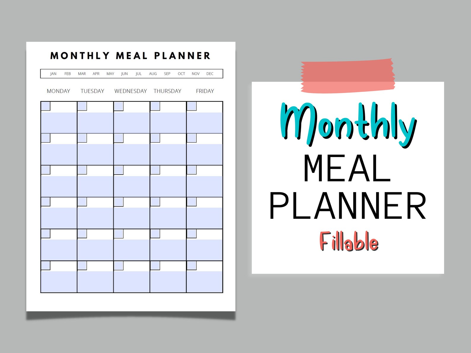 Daycare Monthly Meal Planner | Monthly Meal Plan for Daycares | Daycare ...