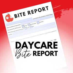 Daycare Bite Report For Home Daycares & Childcare Centers