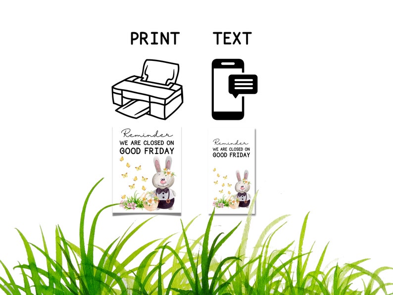 Closed for Good Friday Sign | Printable Closed for Easter Sign | Closed ...