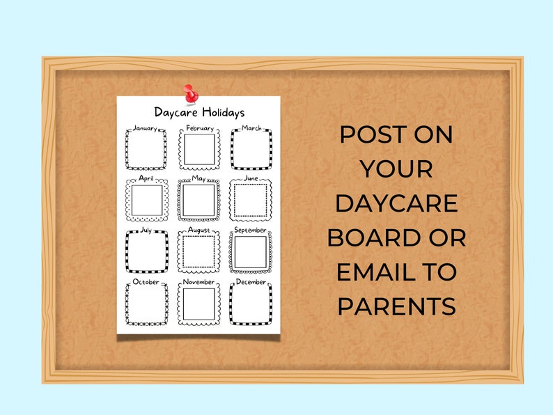 Daycare Holiday Schedule for Parents Daycare Holidays Daycare Closed