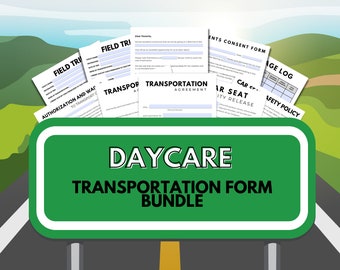 Daycare Transportation Forms | Transportation Consent Forms  | Transportation Permission Forms | Parent Consent Forms For Transportation