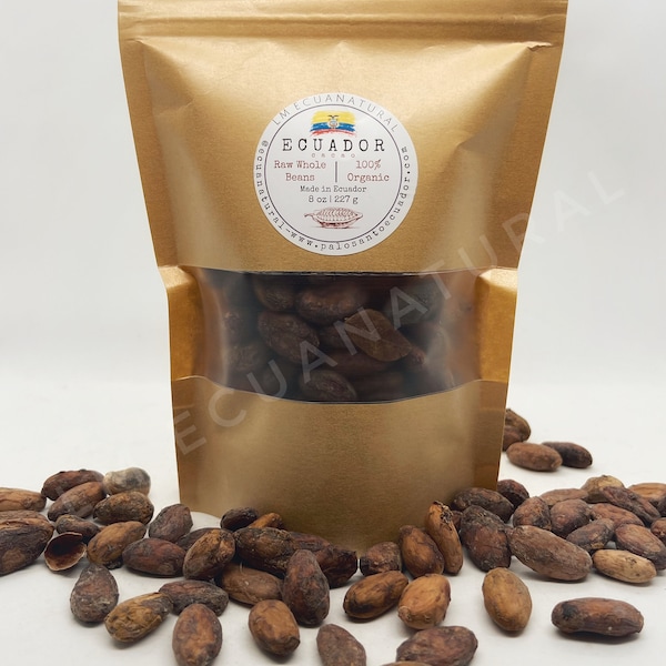 Ecuadorian RAW Cacao Beans Organic Made in Balzar Ecuador