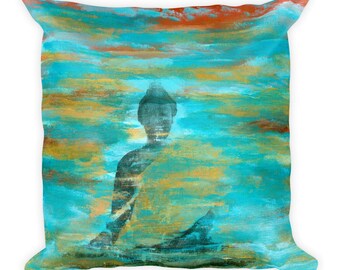 Cuscino Zen Throw - Blu