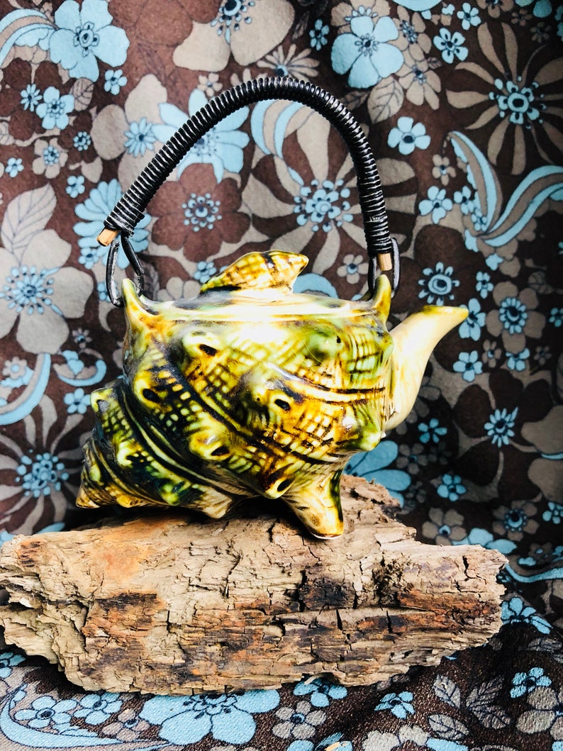 Vintage English Seashell Novelty Teapot. Collectible Teapot Etsy