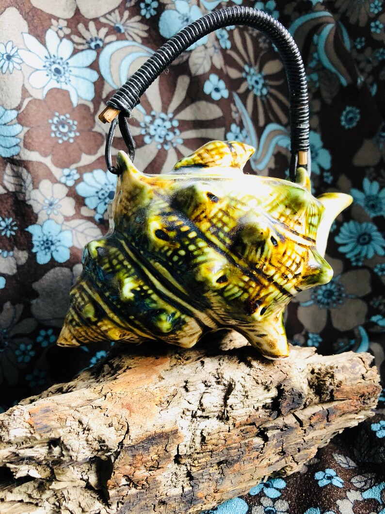 Vintage English Seashell Novelty Teapot. Collectible Teapot Etsy