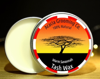 Styling Tash Wachs für Schnurrbart und Bärte mit Mandelöl für das Wachstum