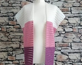 Crochet Pattern for the Summerbreeze cardi - warm cozy fashion - easy crochet - basic and beautiful - cardigan - baggy fitted - jacket - dk