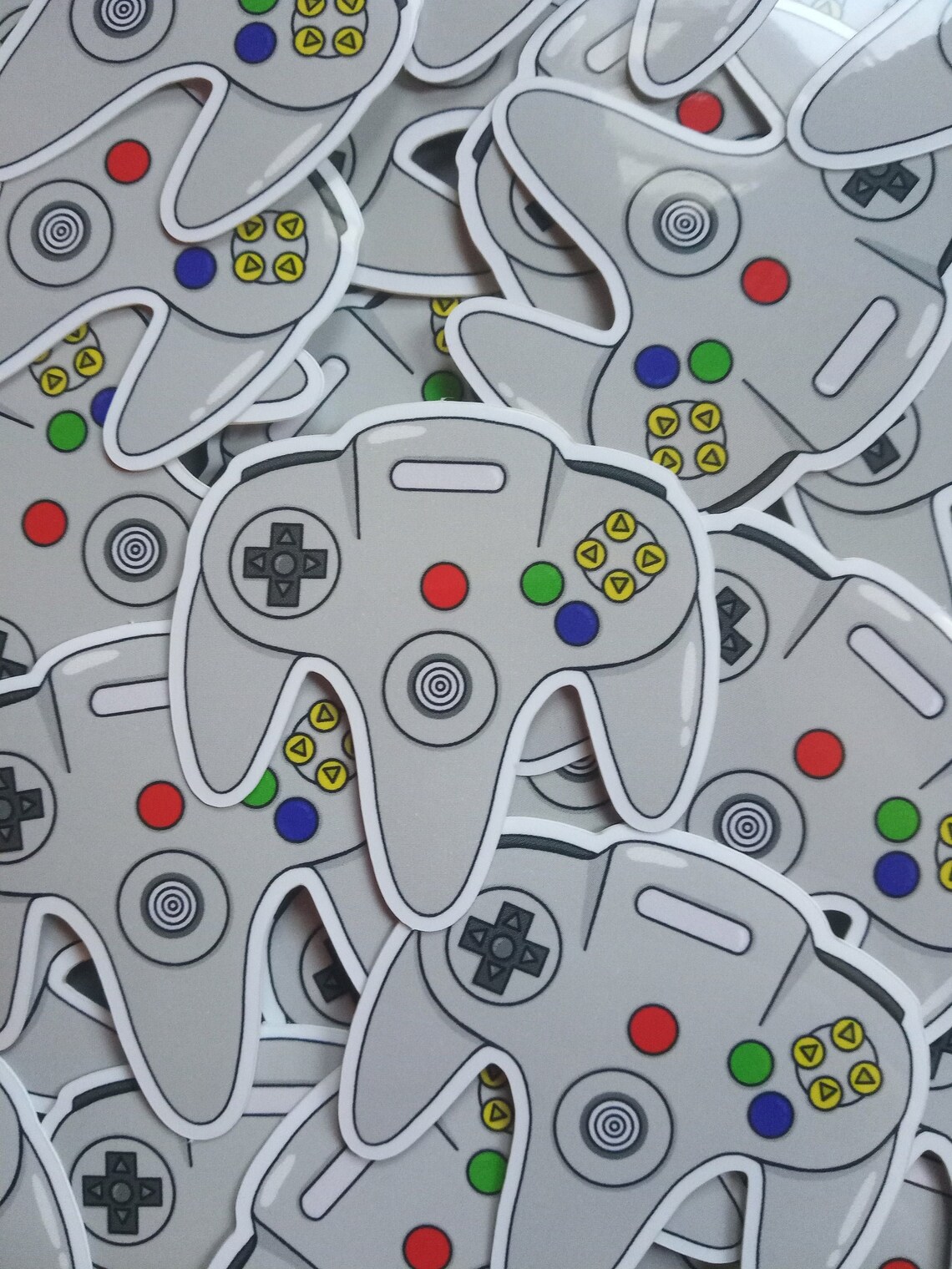 Nintendo 64 Gray Remote Control Vinyl Sticker - Etsy