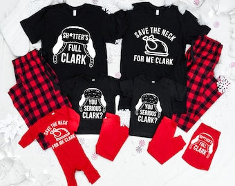 Christmas Vacation Clark Griswold You Serious Clark National Lampoons Cousin Eddy Adult Christmas Family Pajamas Etsy