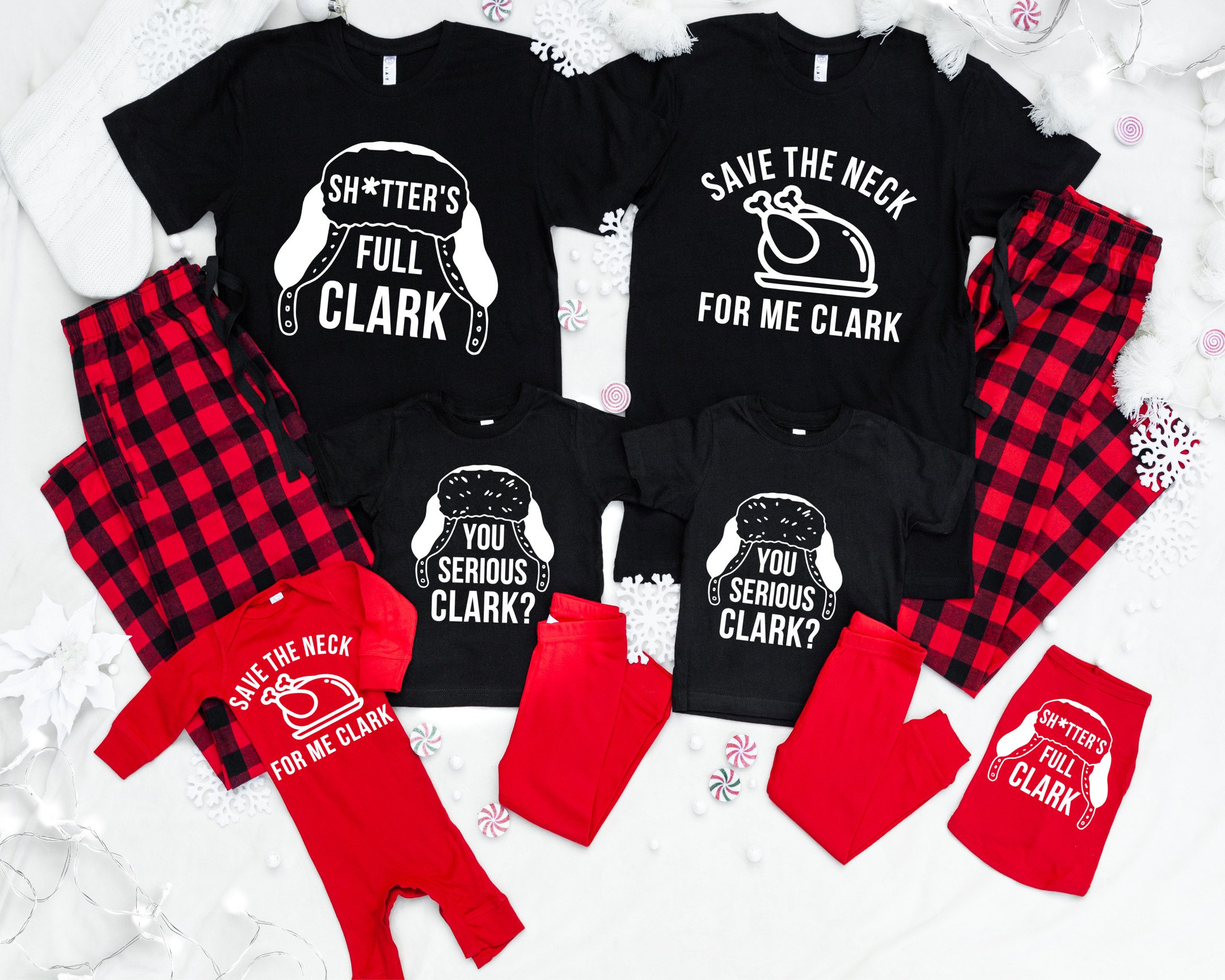 Christmas vacation pajamas clark hot sale