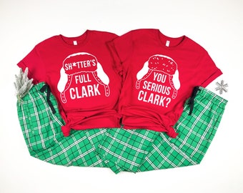 Christmas vacation - Family Christmas Pajamas - Holiday Pajamas - You serious Clark - National Lampoons - Clark Griswold - Family Pajamas