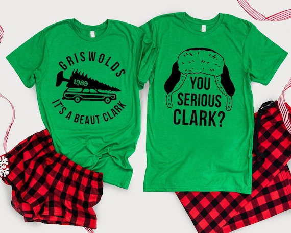 Christmas Vacation Family Christmas Pajamas Holiday Pajamas You Serious Clark National Lampoons Clark Griswold Family Pajamas Etsy UK