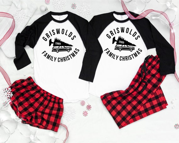 Christmas Vacation Shirt Couples Pajamas Black Friday Shirt Pajama