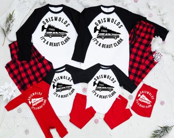 Christmas vacation - Clark Griswold - You serious Clark - National Lampoons - cousin eddy - adult Christmas - family pajamas