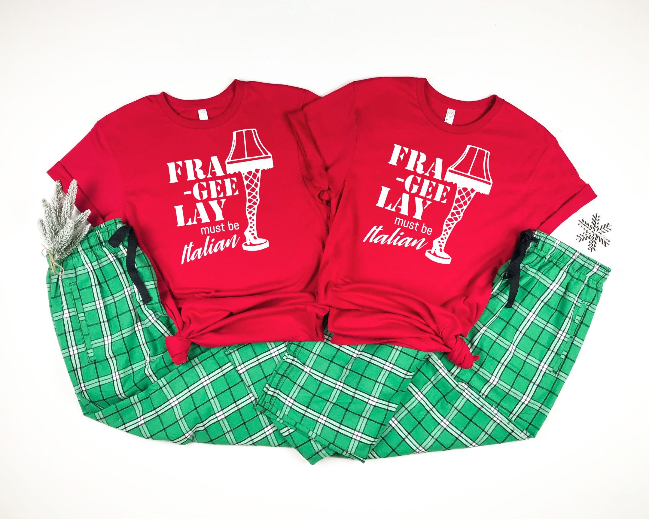 Leg lamp pajamas hotsell