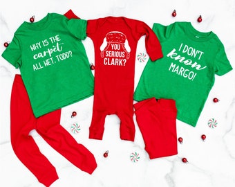 Matching Family Christmas Pajamas - Christmas Vacation - family Christmas shirts - Clark Griswold - Couples Christmas Pajamas - pajama set