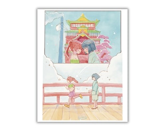 Chihiro & Haku Print (5x7)