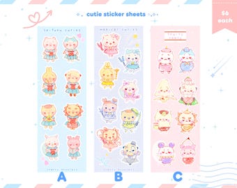 Cutie Sticker Sheets