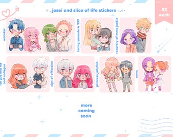 Josei and Slice of Life Stickers