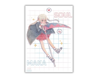 Maka Soul Eater Print (4x6)