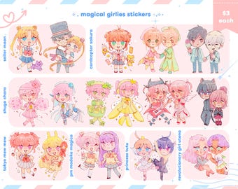 Magical Girlies Stickers