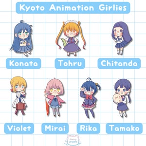 Anime, Cartoon people, Kyoto animation