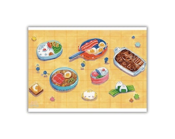 Ghibli Foods Print (4x6)