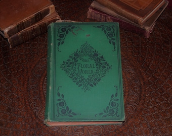 The Floral World and Garden Guide - C 1874 - Libro antiguo de jardinería y flores