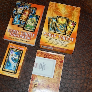 Tarot doré de Ciro Marchetti, jeu de tarot de 78 cartes avec mise en page et manuel d'instructions - Tarot pour débutants
