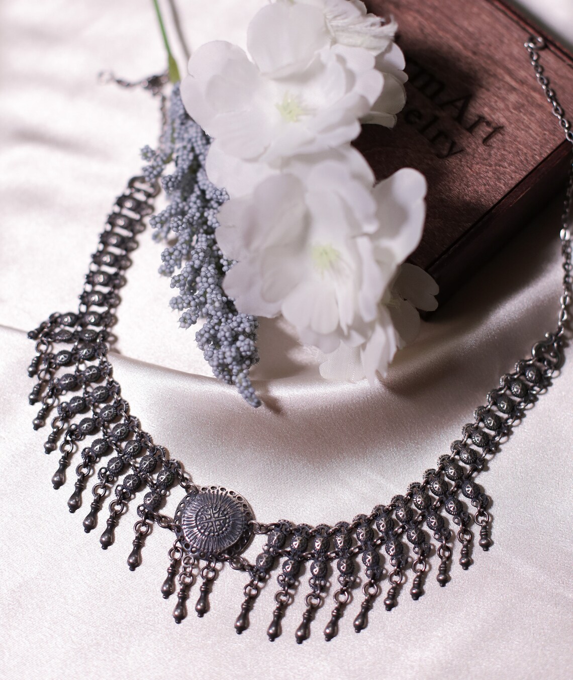 Vintage Necklace Armenian Jewelry Ethnic Necklace Big Etsy