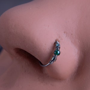 20G 22G Silver, Stainless Steel, Titanium Nose Ring, Cartilage Earring, Helix, Tragus, Rook, Daith image 5