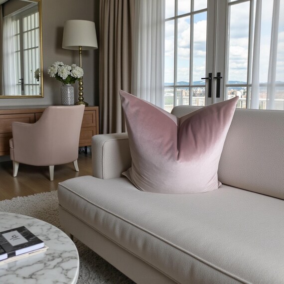 Luxury Handmade Clarke & Clarke Velvet Pillow Cover Double-Sided Designer Cushion