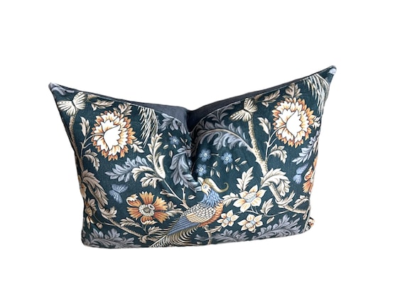 Luxurious Saffron Velvet Oakmere Ebony Pillow Cover - Handcrafted Designer Home Decor Accent