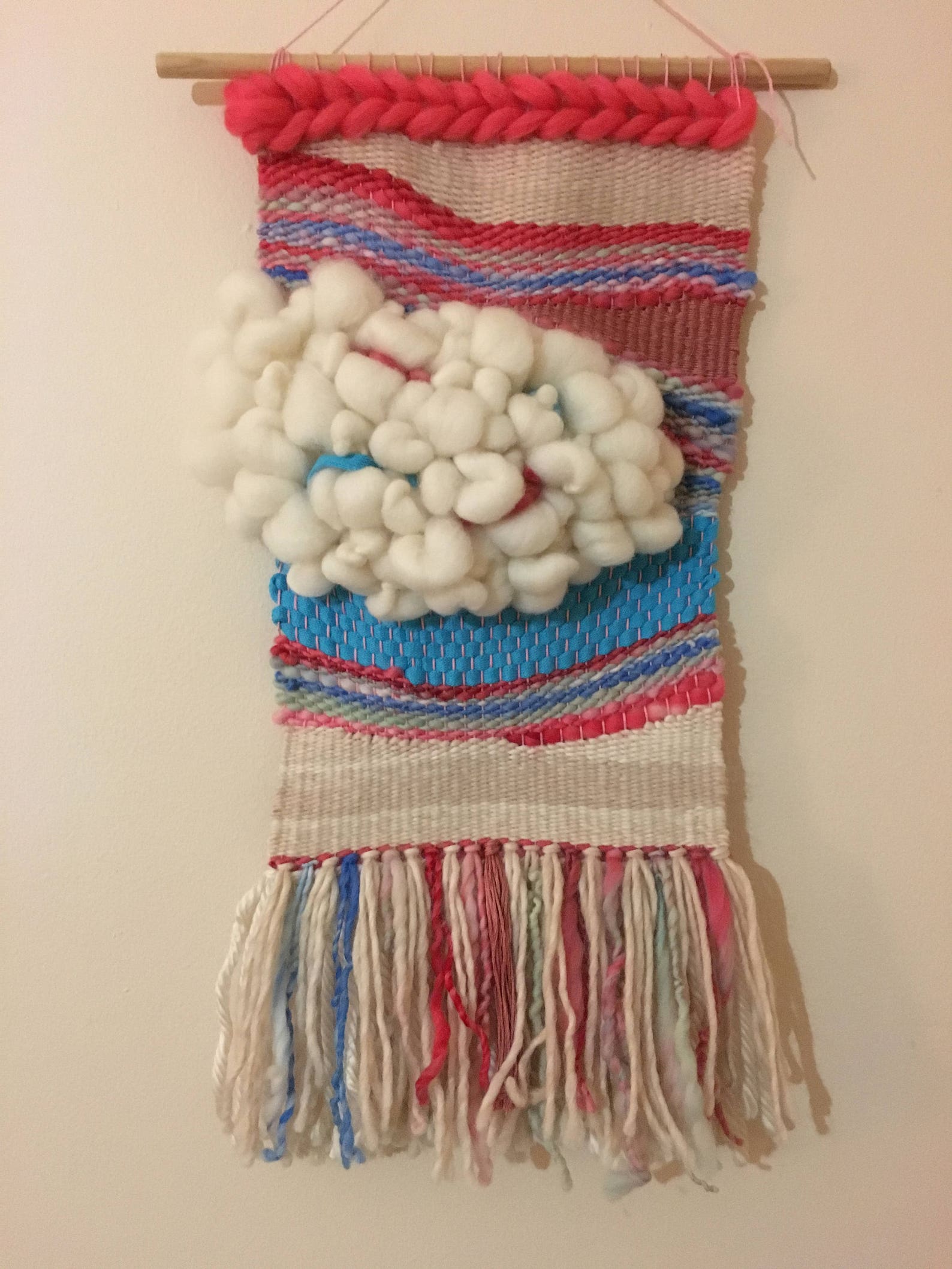 Handmade/handwoven Wall Weaving Fiber Art Wall Art Home Etsy