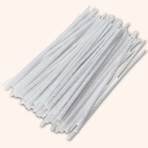 50 Pack of Strong Pipe Cleaners, straw cleaner, arts and crafts pipe cleaners