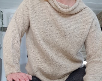 STRICKANLEITUNG - Fairy Dust Sweater - Pullover für den Übergang - sehr weicher und leichter Pullover mit einem Hauch von Glitzer
