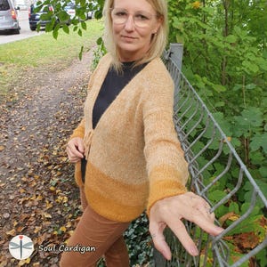 KNITTING INSTRUCTIONS Soul Cardigan - seamless RVO model - detailed, clear instructions