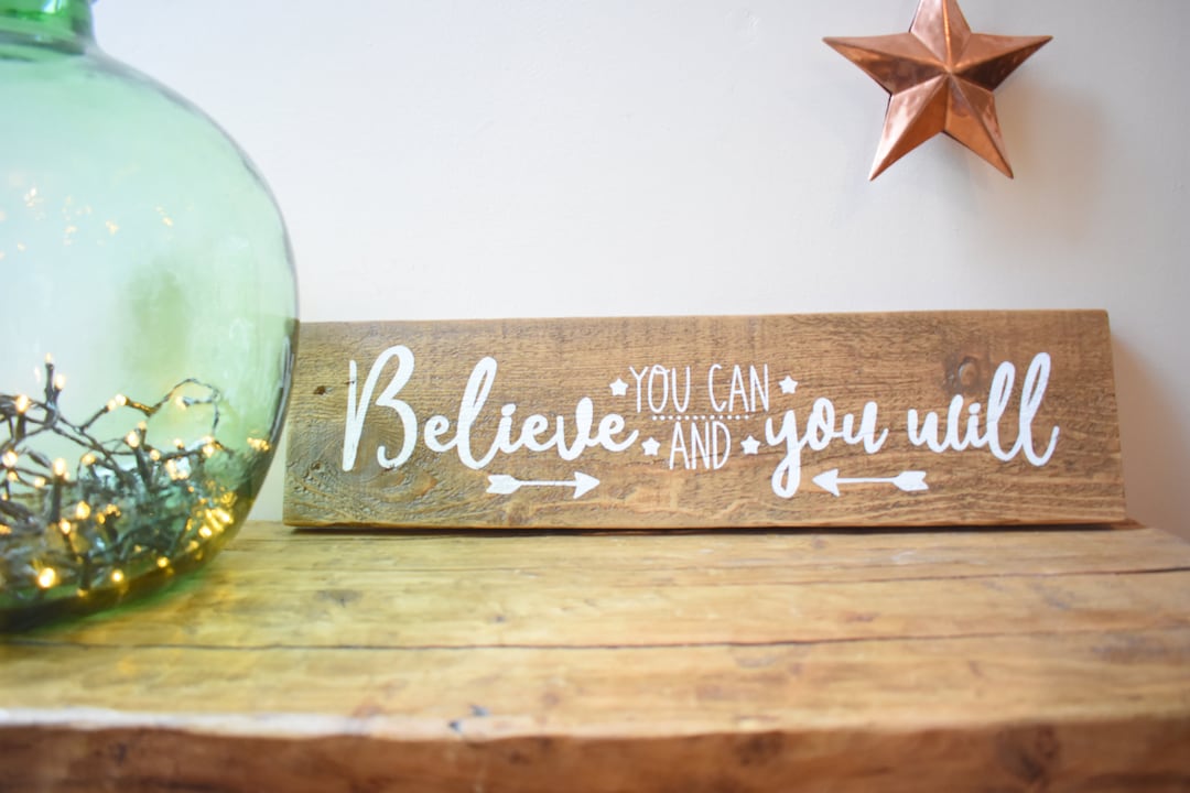 Rustic Decorinspirationalquotewood Signreclaimed Woodcalligraphy